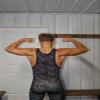 GO EARN IT Men's Black Flag Camo Singlet (Youth X-Small) view 3