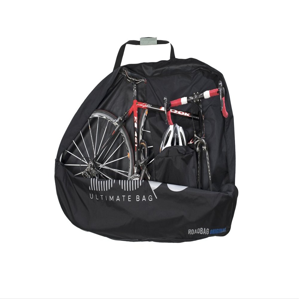 Fully Padded Bike Travel Bag (5mm) | Thick & Resistant Materials | Transport case for Road/Gravel bikes up to 700C/45 | Buds-Sports ROADBAG ORIGINAL