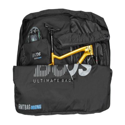 Fully Padded Bike Travel Bag | Car - Bus - Train | Transport case for bikes (Road/MTB) up to 29" | Buds-Sports RMTBAG ORIGINAL - Fork Protection Included