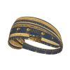 WZYWHJ Soft and Absorbent Headband for Red Basketball Workout - Ideal Hair Accessory for Yoga, Running, and More! Egyptian Pharaonic Frescoes Prints, Black