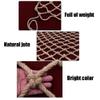 Durable Hemp Rope Net Garden Netting Cargo Net Automotive Cargo Nets Decorative Fences Decking Rope Net Perfect for Home and Garden Use(1x4m) view 3