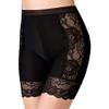 Women Under Dress Shorts Seamless Short Pants Anti Chafing Shorts with Lace Soft Non Slip High Waist Stretch Chub Rub Shorts Black XL Summer Outdoor Use view 1