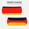WZYWHJ Soft and Absorbent Headband for Red Basketball Workout - Ideal Hair Accessory for Yoga, Running, and More! germany flag Pattern, Black view 2