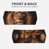 WZYWHJ Soft and Absorbent Headband for Red Basketball Workout - Ideal Hair Accessory for Yoga, Running, and More! The Lion's Gaze Pattern, Black view 2