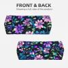 WZYWHJ Soft and Absorbent Headband for Red Basketball Workout - Ideal Hair Accessory for Yoga, Running, and More! Purple Camellia Pattern view 2