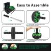 Ab Roller Wheel - AGREJO Ab Workout Equipment for Abdominal & Core Strength Training, Home Gym Fitness Equipment, Exercise Wheel for Men Women (Green) view 3