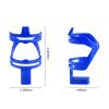 DRAISE water bottle holder for bike, Drink Holder Rack Bracket Lightweight Cycling Bottle Cage for Riding Accessories Road Bike(Blue) view 2