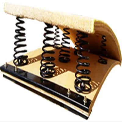 ENWINDXS Gymnastics Equipment for Kids, Large Gymnastics Springboard for Adult/Youth, Wooden Vault Spring Boards Equipment with 7/9 Springs, for Playroom/Sports Club/Obstacle Courses(7-Springs)