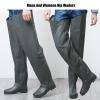JCWGLY PVC Waterproof Hip Waders for Men Women, Lightweight Fishing Wader Boots with Anti Slip Outsole, for Outdoor Farmland(Green,7) view 2