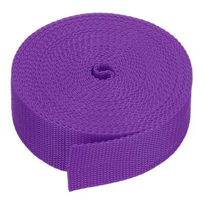 PATIKIL 10 Yard Webbing, 1-1/2 Inch Polypropylene Webbing Strap Heavy Webbing Roll Chair Straps for Indoor Outdoor Climbing DIY Crafting, Dark Purple