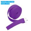 PATIKIL 10 Yard Webbing, 1-1/2 Inch Polypropylene Webbing Strap Heavy Webbing Roll Chair Straps for Indoor Outdoor Climbing DIY Crafting, Dark Purple view 2