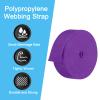 PATIKIL 10 Yard Webbing, 1-1/2 Inch Polypropylene Webbing Strap Heavy Webbing Roll Chair Straps for Indoor Outdoor Climbing DIY Crafting, Dark Purple view 3