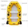 Inflatable Boat PVC 4 Person Fishing Canoe Kayak with Pump Foldable Convenient to Carry Rubber Boat sea Fishing (3.0 * 1.42M) view 2