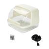 kowaku Gym Chalk Bowl Container Chalk Holder Weightlifting Workout Gym Chalk Bowl, White view 1