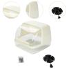 Aymzbd Gym Chalk Holder Chalk Box Adjustable Handle Portable Gymnastics Chalk Holder Weightlifting Chalk Bucket Holder for Climbing, White view 4