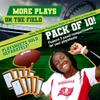 10-Pack Football Play Wristbands - Youth Quarterback Gear - Wristband Playbook - Softball Wristbands for Signs view 2