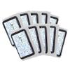 10-Pack Football Play Wristbands - Youth Quarterback Gear - Wristband Playbook - Softball Wristbands for Signs view 1