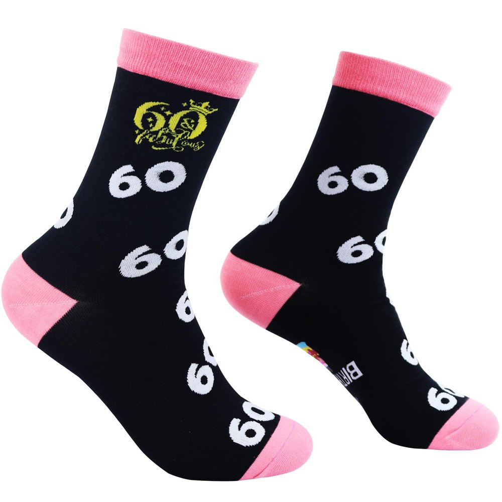60 Year Old 60th Birthday Gifts for Women from Daughters, Unique 1966 Birthday Decorations Socks for Mom Mother Her Elderly Grandma Bestie, Novelty and Gag Funny Anniversary Ideas for Christmas