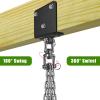 BeneLabel Punching Bag Hanger 1000 LB Capacity 360 Rotatio Heavy Bag Mount Beam Hanger Bracket for Boxing Bags Heavy Bags Hanging Kit for Muay Thai Training view 3