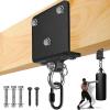 BeneLabel Beam Hanger Punching Bag Hanger 1000 LB Capacity Beam Mount Hardware for Heavy Bag Ceiling Mount with Carabiner 180 Swing Bracket Hooks for Boxing Bag view 1