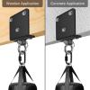 BeneLabel Beam Hanger Punching Bag Hanger 1000 LB Capacity Beam Mount Hardware for Heavy Bag Ceiling Mount with Carabiner 180 Swing Bracket Hooks for Boxing Bag view 3