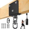 BeneLabel Punching Bag Hanger for Heavy Bag 1000 LB Capacity Beam Mount Hardware 360 Rotation Boxing Bag Ceiling Mount I-Beam Heavy Bag Hanger with Carabiner view 1