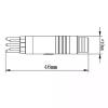 9 Pin Waterproof Wheel Motor Extension Cable for Electric Bike, 2PCS view 4