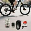 110CC Bicycle Engine Bike Motor Kit, 2-Stroke Gas Motorized Bike Conversion Kit w/Air Cooling&CDI Ignition System, 6000RPM Single-Cylinder Gasoline Petrol Bicycle Motor for Most 26" 28" Bikes (Silver) view 3