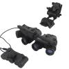 GPNVG 18 Night Vision Goggles Dummy Model with NVG Mount for PVS15/PVS18, Four-Tube Binocular Night Vision for Tactical Helmet NVG Mount, Cosplay Prop, CS Game,No Function (Black) view 2