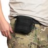 2 Pack Mini Tactical Molle Compact Ammo Pouch - General Purpose Admin Pouches Small Admin Molle Pouches EDC Tool GP Pouch Bag Horizontal Utility Multi-Purpose Waist Belt Bag(Black) view 2