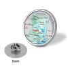 Maps of Ghana Badge Lapel Pin Badge Clothes Backpack Hat Decoration view 3