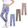 boruizhen 3 Pack Girls Printed Leggings Yoga Pants Leggings for Kids 2-12 Years view 1
