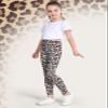 boruizhen 3 Pack Girls Printed Leggings Yoga Pants Leggings for Kids 2-12 Years view 3