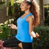 RUNNING GIRL Workout Tank Tops with Built in Bras for Women,Compression Shirt Strappy Back Athletic Yoga Tops (BX2696 Bright Blue.XL) view 4