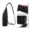 Crossbody Sling Backpack Sling Bag for Men Women Cross Chest Bag Shoulder Bag Comic Mouth Travel Hiking Daypack view 2
