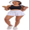 Gyozelem Women Flowy Athletic Shorts High Waisted Gym Yoga Workout Running Tennis Skort with Pockets Cute Summer Clothes XL White view 4