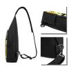 Crossbody Sling Backpack Sling Bag for Men Women Cross Chest Bag Shoulder Bag Banana Print Travel Hiking Daypack view 2