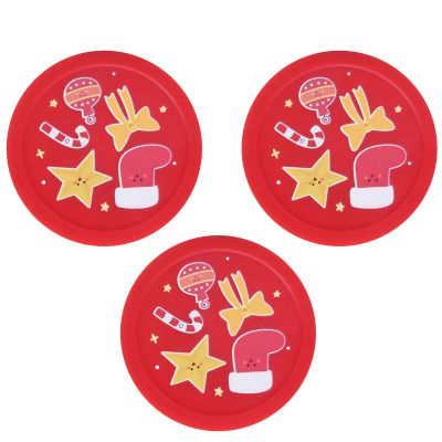 3pcs 82mm Desktop Goalies Hockey Pucks Ice Table Game Mini Hockey Accessories for Shopping Malls
