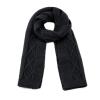 YATANAM Toddler Scarf Warm Knit Kids Neck Warmer Soft Stretch Baby Winter Scarves for Boys Girls (C-black) view 1