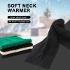 YATANAM Toddler Scarf Warm Knit Kids Neck Warmer Soft Stretch Baby Winter Scarves for Boys Girls (C-black) view 3