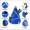 A11N Pickleball Bag, Reversible Crossbody Sling Bag/Backpack for Women Men, Blue & White view 2