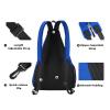 A11N Pickleball Bag, Reversible Crossbody Sling Bag/Backpack for Women Men, Blue & White view 3