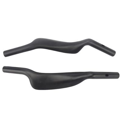 OUZINE TT Hand Rest Handle Extension Bar Handlebar Triathlon Time Trial Cycling Parts Road Bicycle Carbon Bicycle Rest TT Handlebar Clip on Bars Handlebar(No Hole)