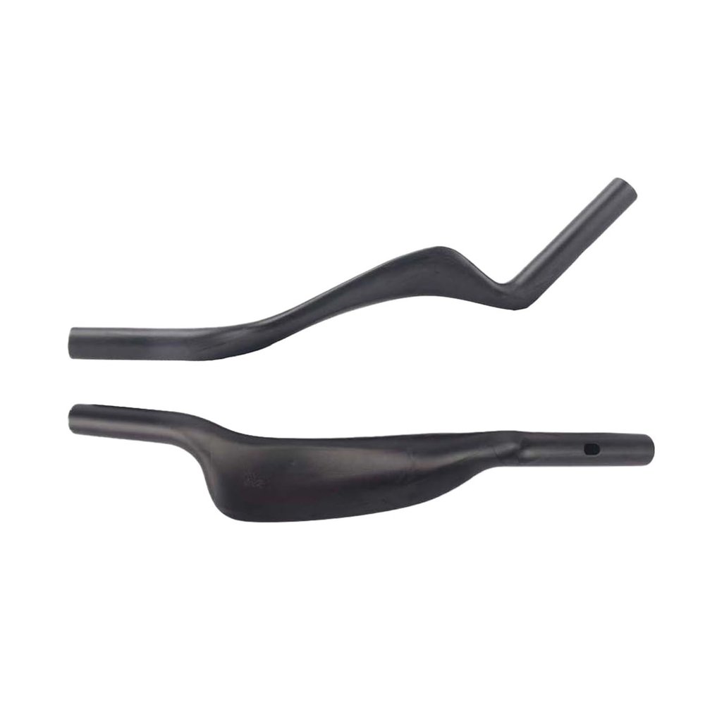 OUZINE TT Hand Rest Handle Extension Bar Handlebar Carbon Fiber Triathlon Time Trial Cycling Parts Road Bicycle Rest 44 TT Handlebar Clip Handlebar Extensiona(Black Matte Hole)