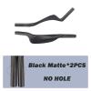 OUZINE TT Hand Rest Handle Extension Bar Handlebar Carbon Fiber Triathlon Time Trial Cycling Parts Road Bicycle Rest 44 TT Handlebar Clip Handlebar Extensiona(Black Matte Hole) view 3