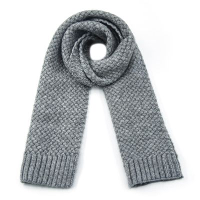 YATANAM Toddler Scarf Warm Knit Kids Neck Warmer Soft Stretch Baby Winter Scarves for Boys Girls (B-grey)