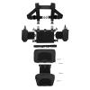 PIKEON Tactical Chest Mini Rig 1000D Quick Release Multifunctional Tactical Vest Outdoor with Multi-Pockets (BlackCP) view 3
