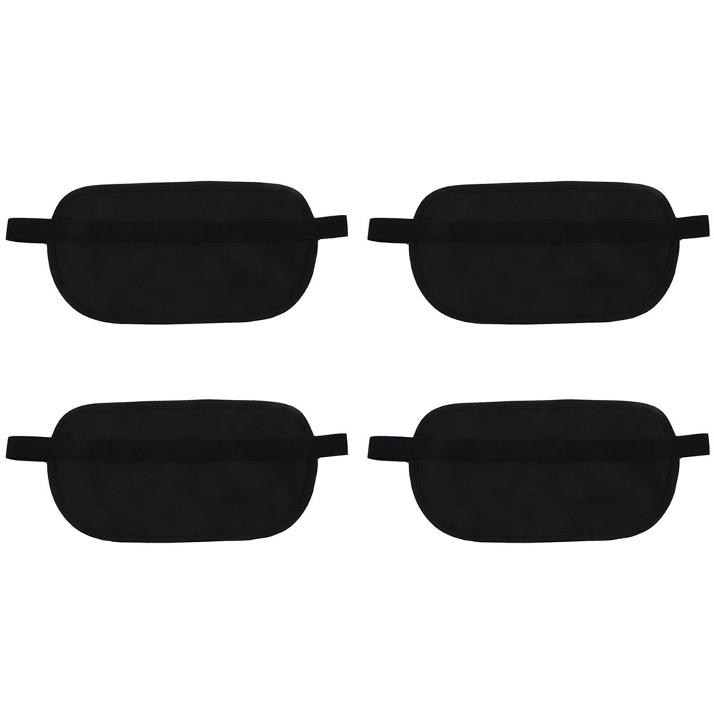 4X Waist Pouch for Passport Money Belt Bag Hidden Security Wallet Black