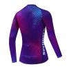 Women's Long Sleeve Cycling Jersey, Quick Dry Bike Top with Reflective Strip, Zipper and Pockets (US, Alpha, Small, Regular, Regular, HMXC019) view 2