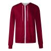 Basic Sweatshirts for Women,Zip Up Hoodie Women 2025 Fall Fashion Outfits Casual Jackets Winter Clothes Oversized Sweatshirt for WomensX-Large,Reds view 4